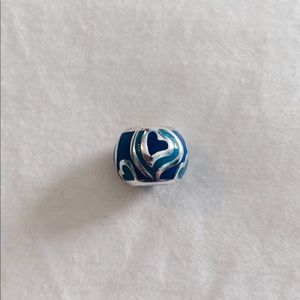 Blue Heart Brighton Bead/Charm